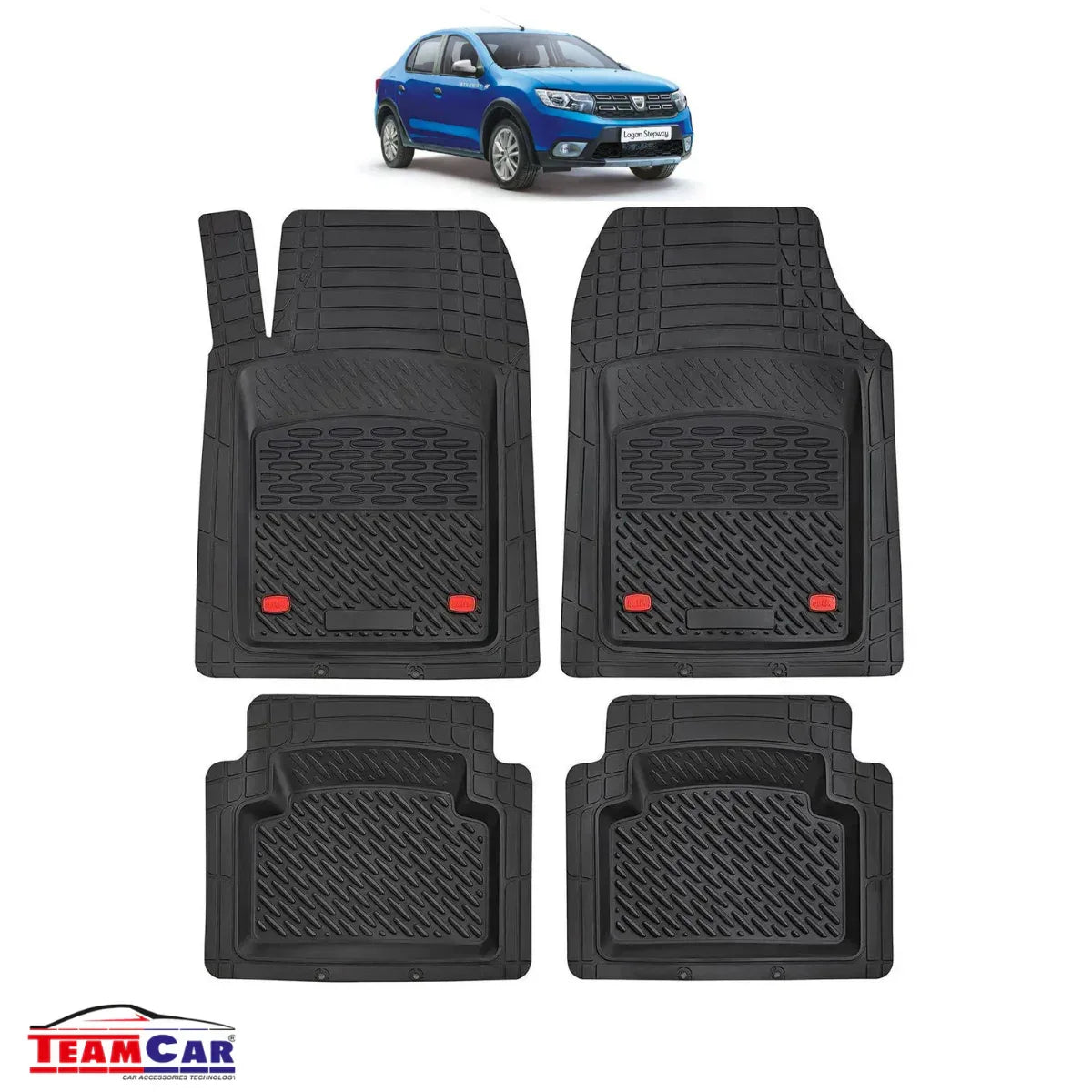 Covorase Auto TeamCar® Tip Tavita Compatibile Dacia Logan Stepway (2016–2020) - 221.ro