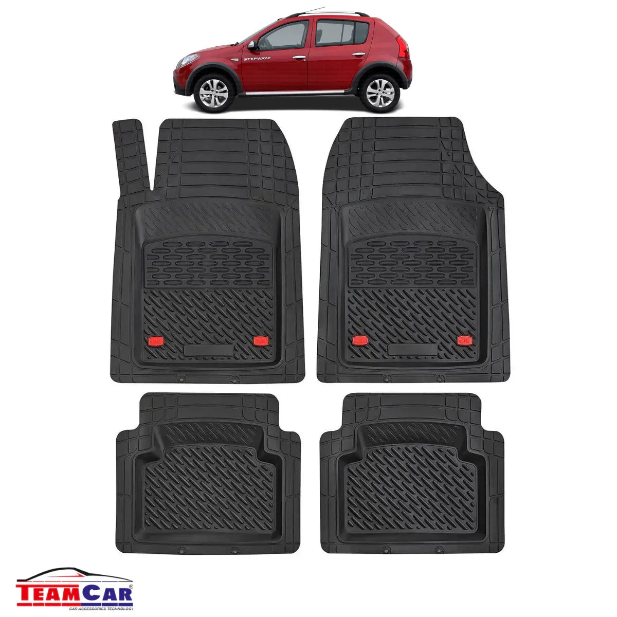 Covorase Auto TeamCar® Tip Tavita Compatibile Dacia Sandero Stepway (2009–2012) - 221.ro