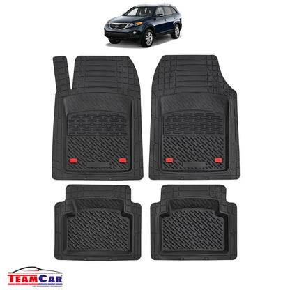 Covorase Auto TeamCar® Kia Sorento XM (2009-2014) - Negru - Cauciuc Rezistent Tip Tavita - 221.ro