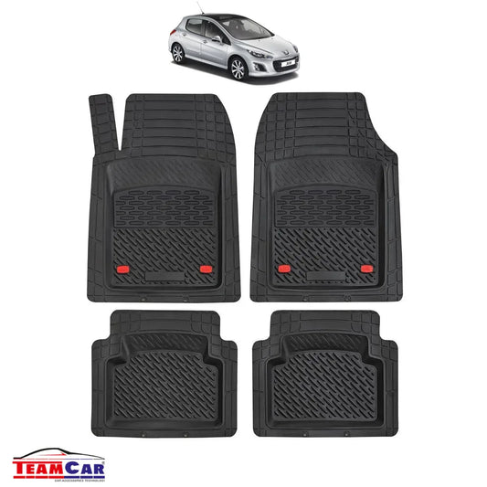 Covorase Auto Tip Tavita Compatibile Peugeot 308 3 usi (2007-2011) Negru - 221.ro