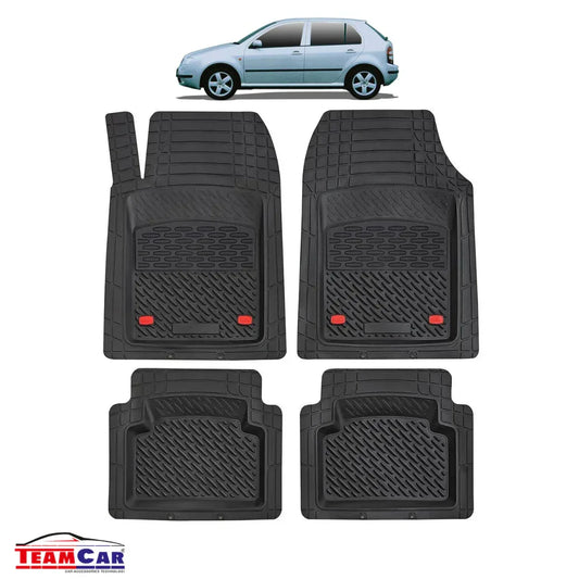 Covorase Auto TeamCar® Tip Tavita Compatibile Skoda Fabia Generatia I (1999–2007) Negru Material Rezistent - 221.ro