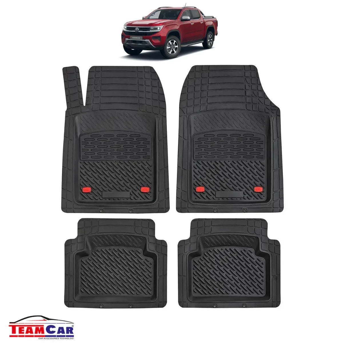 Covorase Auto TeamCar® Tip Tavita Compatibile Volkswagen Amarok 2 Pickup (2023–2025) - 221.ro
