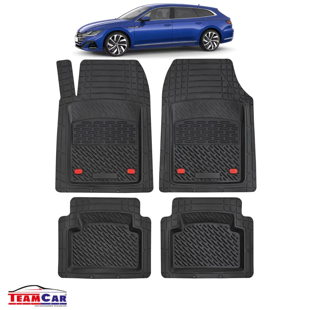 Covorase Auto TeamCar® Tip Tavita Compatibile Volkswagen Arteon 3H Shooting Brake (2020–2024) - 221.ro