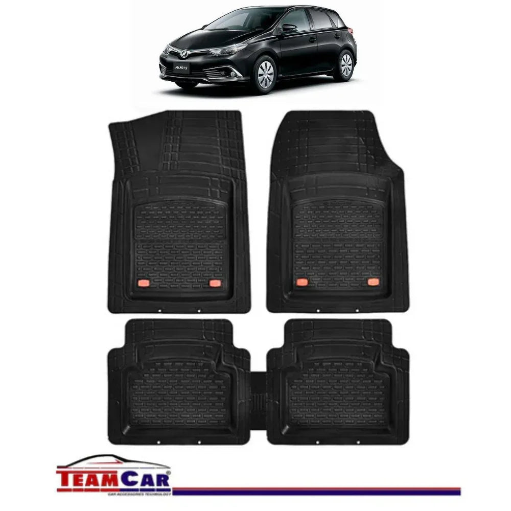 Covorase Auto TeamCar® Tip Tavita Compatibile Toyota Auris Generatia II (2012–2018) Negru Material Rezistent - 221.ro