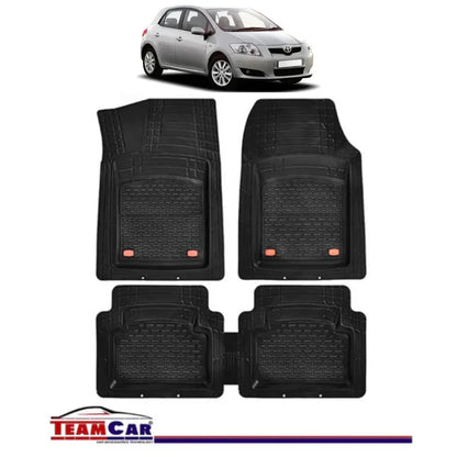 Covorase Auto TeamCar® Tip Tavita Compatibile Toyota Auris (2006–2012) Negru Material Rezistent - 221.ro