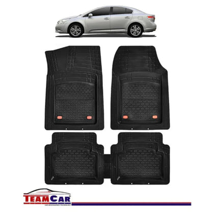 Covorase Auto TeamCar® Tip Tavita Compatibile Toyota Avensis Generatia III (2009–2018) Negru Material Rezistent - 221.ro