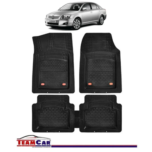 Covorase Auto TeamCar® Tip Tavita Compatibile Toyota Avensis Generatia II (2003–2009) Negru Material Rezistent - 221.ro