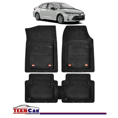 Covorase Auto TeamCar® Tip Tavita Compatibile Toyota Corolla XII (2019+) Negru - 221.ro