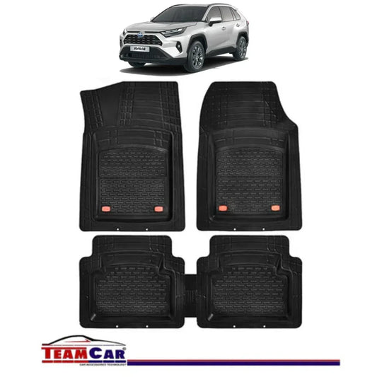 Covorase Auto TeamCar® Tip Tavita Compatibile Toyota RAV4 V (2019+) Negru Material Rezistent - 221.ro