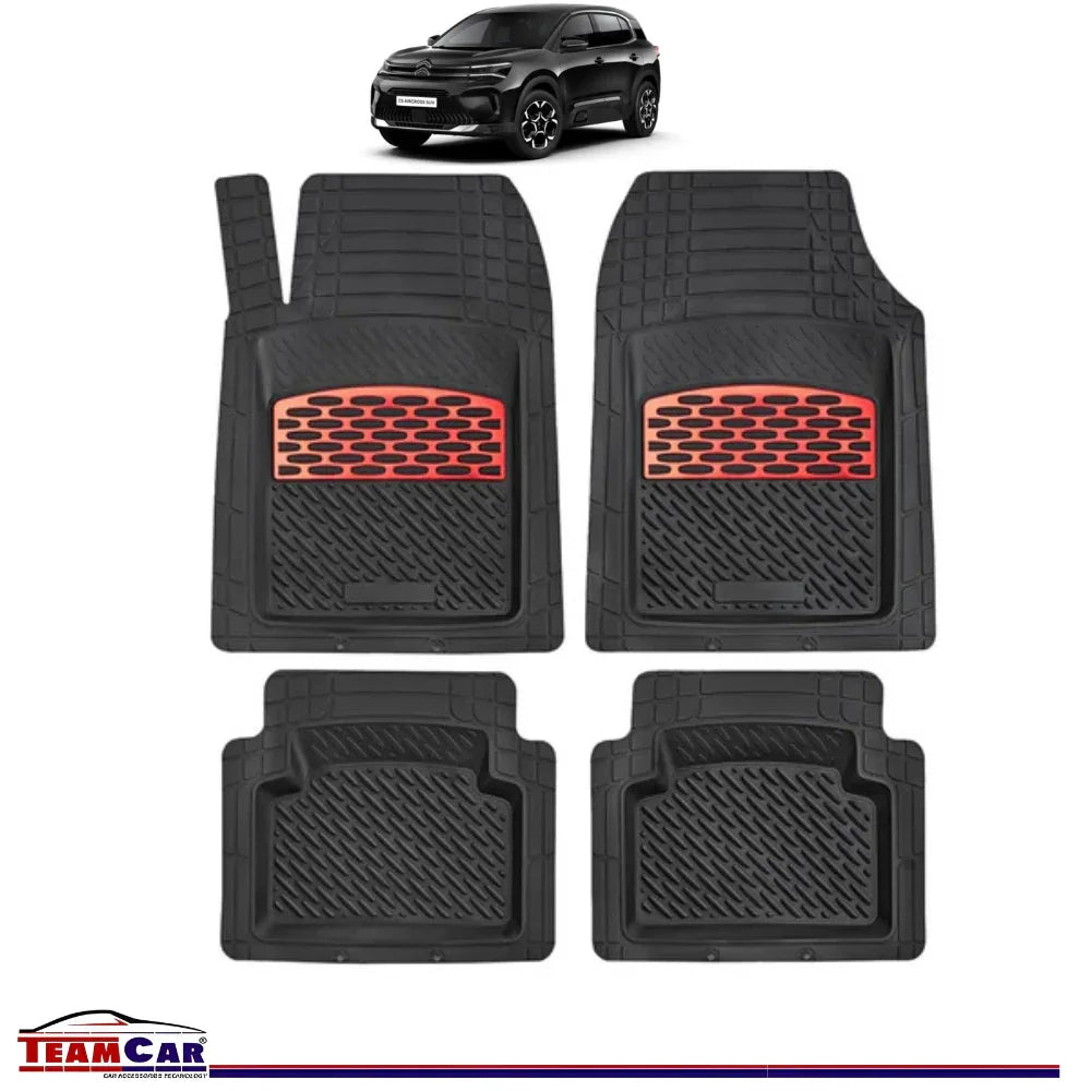 Covorașe auto Citroën C5 Aircross - Red - 221.ro