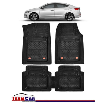 Covorase Auto TeamCar® Hyundai Elantra VI (2015-2020) - Cauciuc Tip Tavita - 221.ro