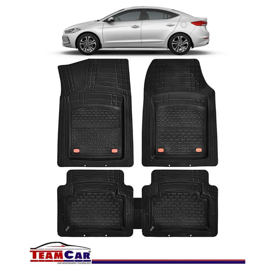 Covorase Auto TeamCar® Hyundai Elantra VI (2015-2020) - Cauciuc Tip Tavita - 221.ro