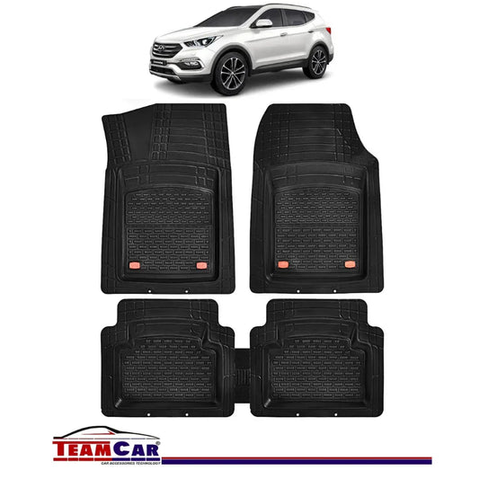 Covorase Auto TeamCar® Hyundai Santa Fe III (2012-2018) - Cauciuc Tip Tavita - 221.ro