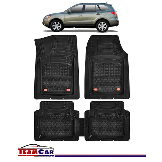 Covorase Auto TeamCar® Hyundai Santa Fe II (2006-2012) - Cauciuc Tip Tavita - 221.ro