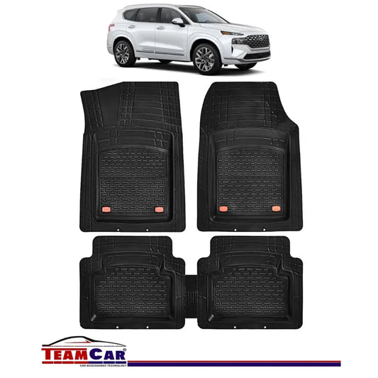 Covorase Auto TeamCar® Hyundai Santa Fe IV (2018-2024) - Cauciuc Tip Tavita - 221.ro