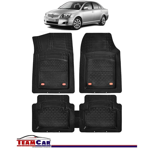 Covorase Auto TeamCar® Tip Tavita Compatibile Toyota Avensis T25 (2003-2009) Negru Material Rezistent - 221.ro