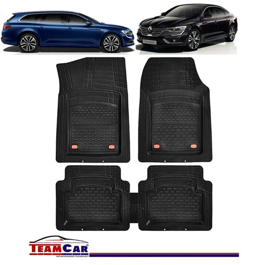 Covorase Auto TeamCar® Tip Tavita Compatibile Renault Talisman Sedan/ Estate (2015-2024) Negru - 221.ro