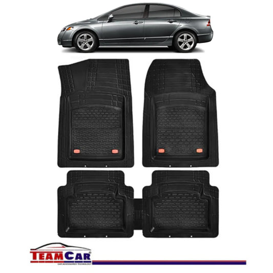 Covorașe Auto TeamCar® Tip Tăviță Compatibile Honda Civic 8 (2005–2011) - Sedan