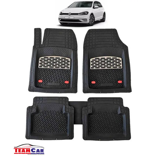 Covorase Auto TeamCar® Tip Tavita Compatibile Volkswagen Golf 7 Hatchback 5 uși (2012–2020) Negru marmorat - 221.ro