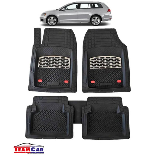 Covorase Auto TeamCar® Tip Tavita Volkswagen Golf 7 Variant (2012–2020) Negru marmorat - 221.ro