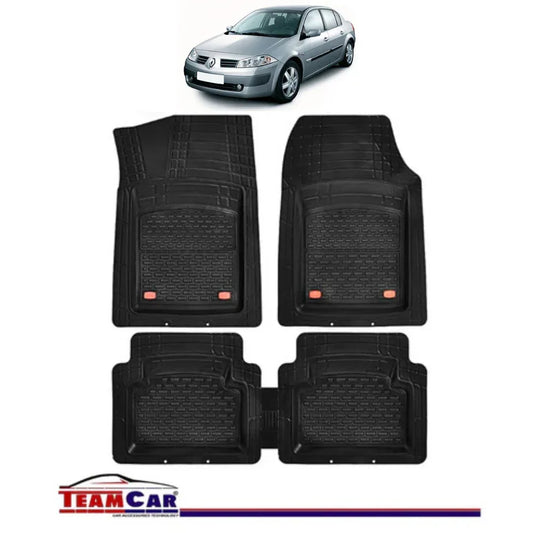 Covorase Auto TeamCar® Tip Tavita Compatibile Renault Megane II Sedan (2002-2009) Negru - 221.ro