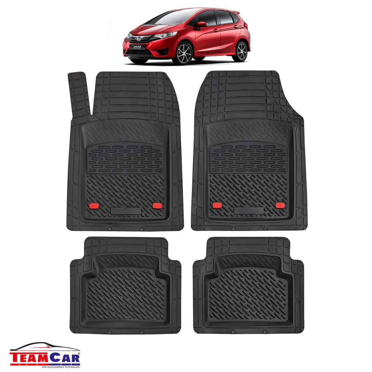 Covorașe Auto TeamCar® Tip Tăviță Compatibile Honda Jazz 3 (2015–2020) - Hatchback