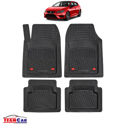 Covorașe Auto TeamCar® Tip Tăviță Compatibile Seat Leon Mk3 (2012–2020) - Hatchback