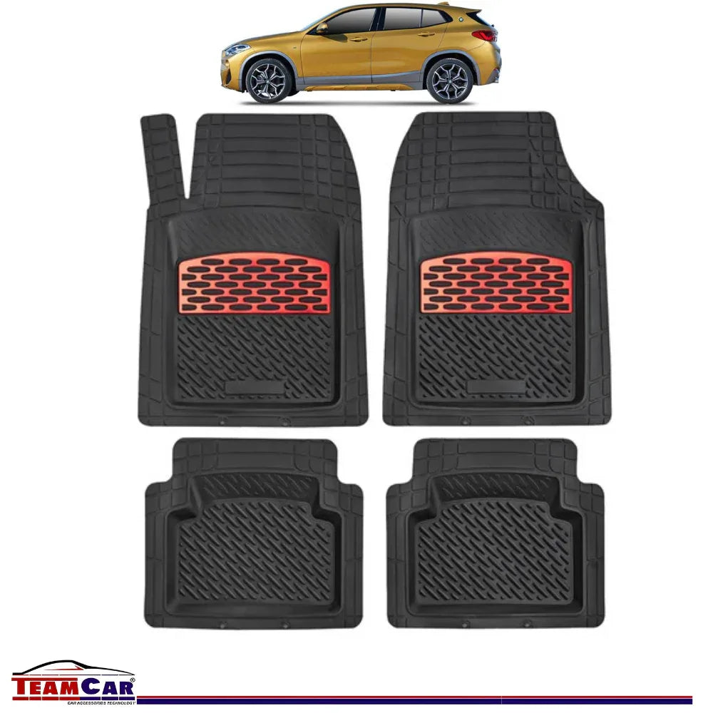 Covorase Auto TeamCar® Tip Tavita Compatibile BMW X2 F39 (2017–2024) Red - 221.ro