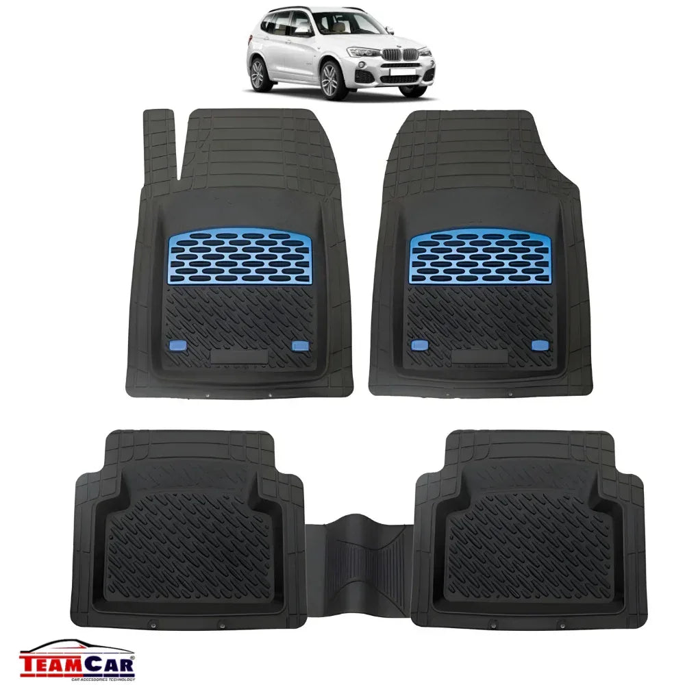 Covorase Auto TeamCar® Tip Tavita Compatibile BMW X3 F25 (2010–2017) Blue - 221.ro