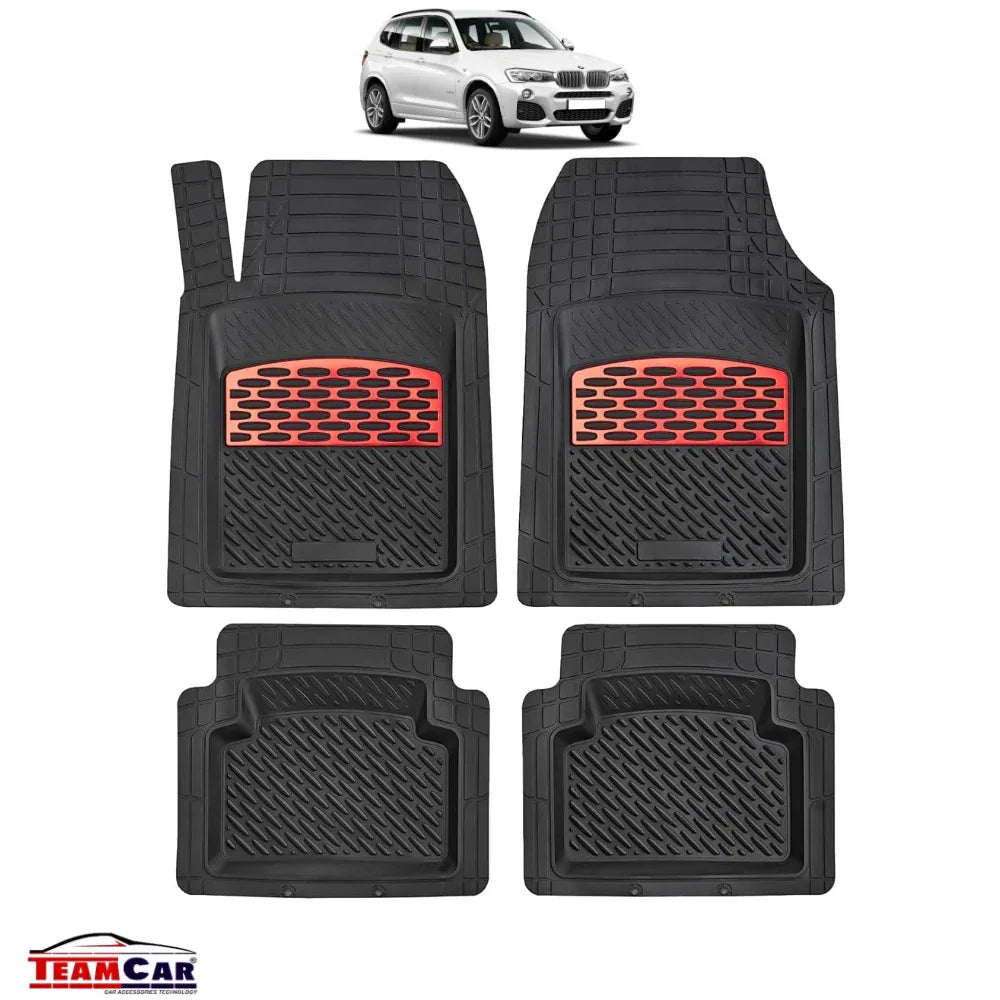 Covorase Auto TeamCar® Tip Tavita Compatibile BMW X3 F25 (2010–2017) Red - 221.ro