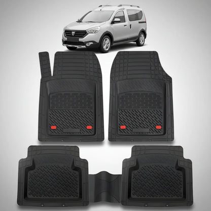 Covorase Tip Tavita Compatibile Dacia Dokker Stepway, Negru