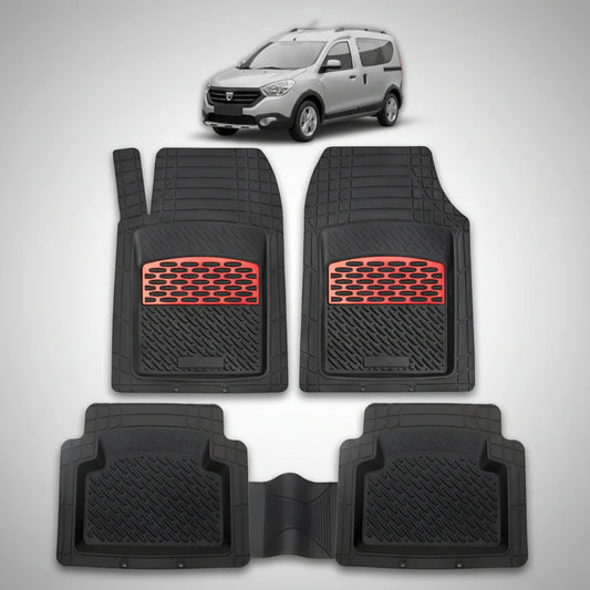 Covorase Tip Tavita Compatibile Dacia Dokker Stepway, Red