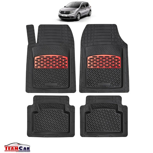Covorașe Auto TeamCar® Tip Tăviță Compatibile Dacia Sandero II (2012–2020) -Red - 221.ro