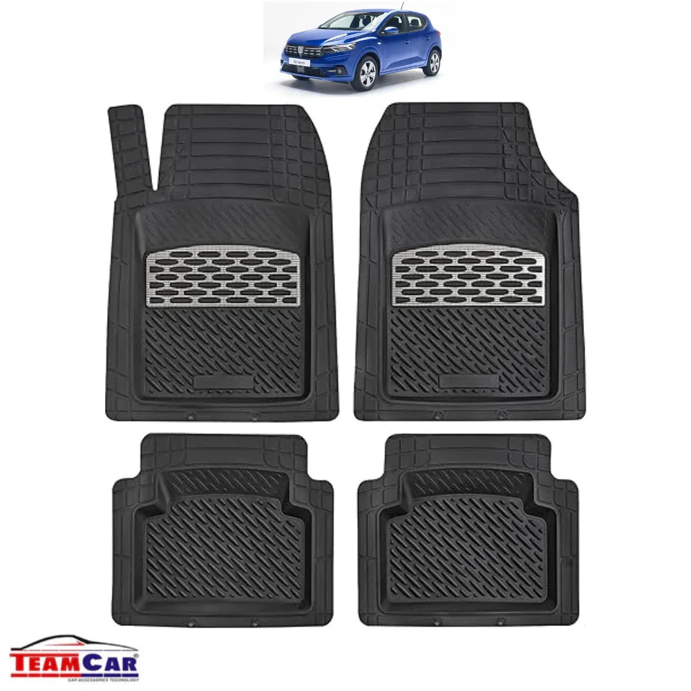 Covorașe Auto TeamCar® Tăviță Compatibile Dacia Sandero III (2020–prezent) - Silver - 221.ro