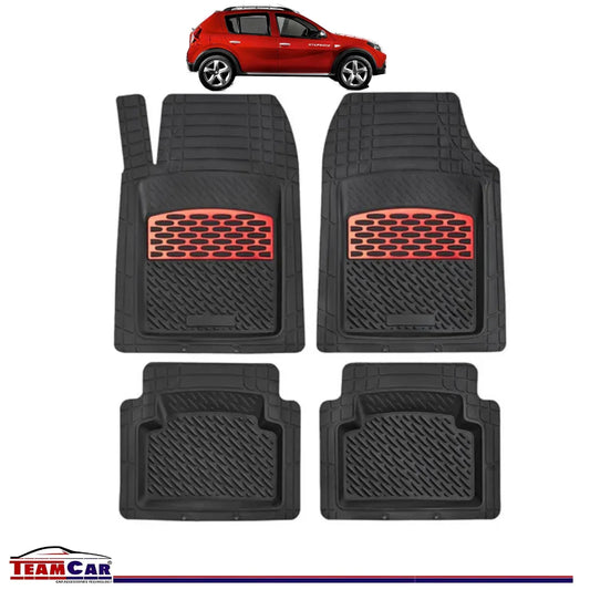 Covorase Auto TeamCar® Tip Tavita Compatibile Dacia Sandero Stepway (2009–2012) Red - 221.ro