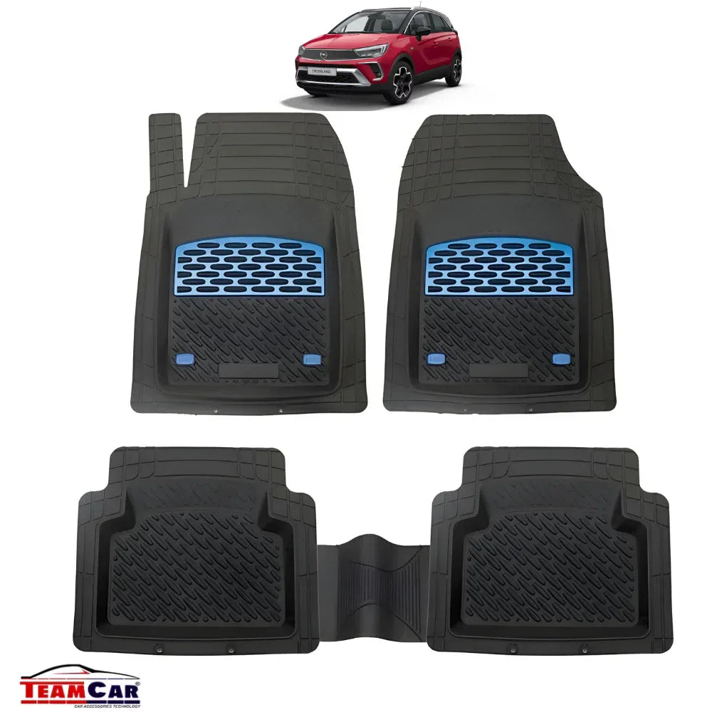 Covorase Auto TeamCar® Tip Tavita Compatibile Opel Crossland (2020–prezent) - Suv, Blue - 221.ro