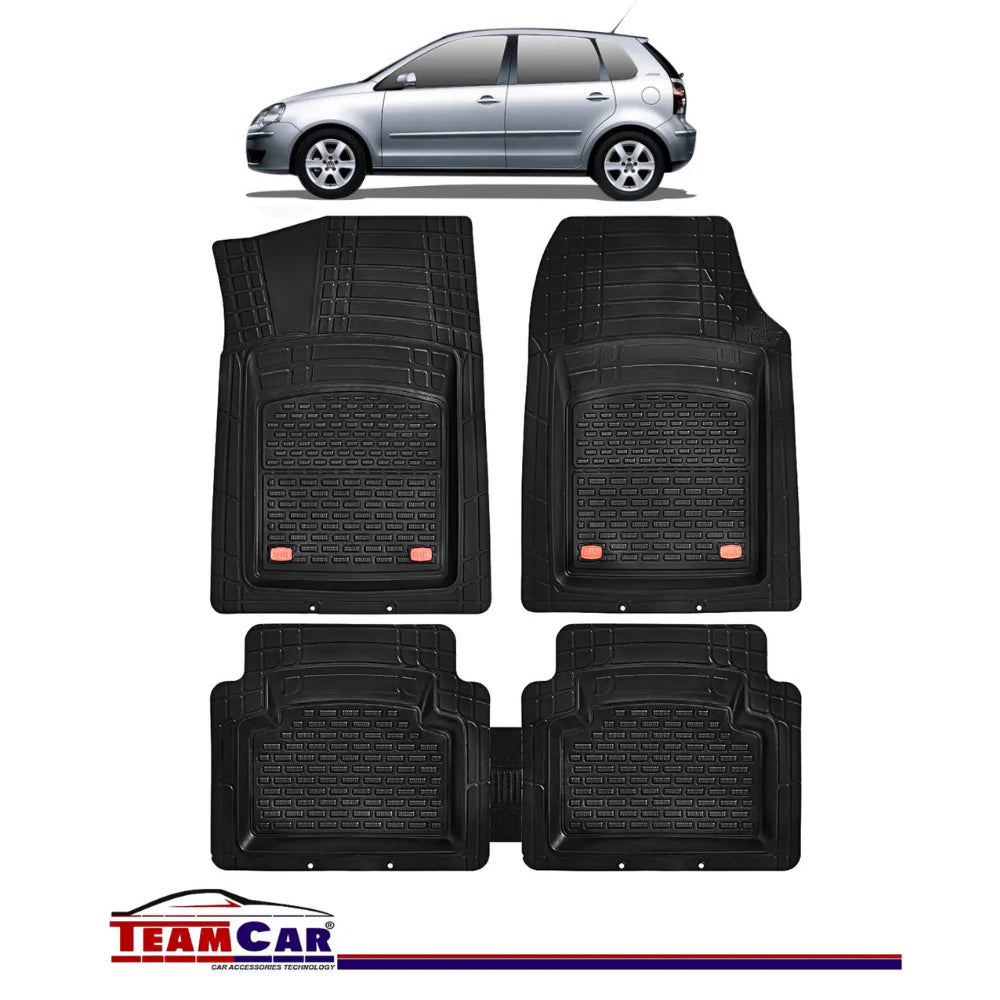 Covorașe Auto TeamCar® Tip Tăviță Compatibile Volkswagen Polo IV (2001–2009) - Hatchback