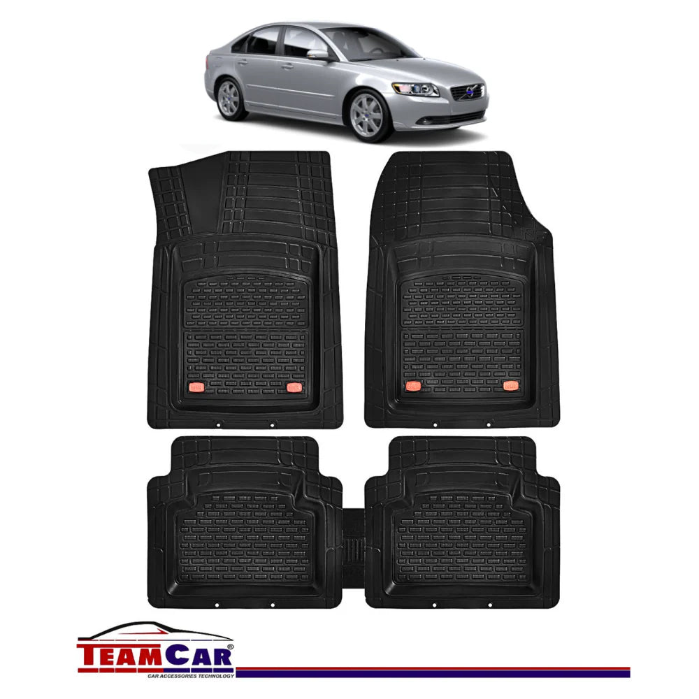 Covorașe Auto TeamCar® Tip Tăviță Compatibile Volvo S40 Mk2 (2004–2012) - Sedan