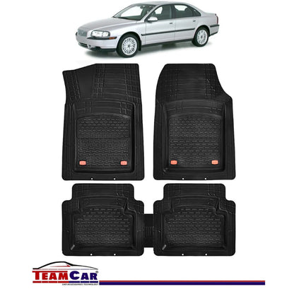 Covorașe Auto TeamCar® Tip Tăviță Compatibile Volvo S80 Mk1 (1998–2006) - Sedan