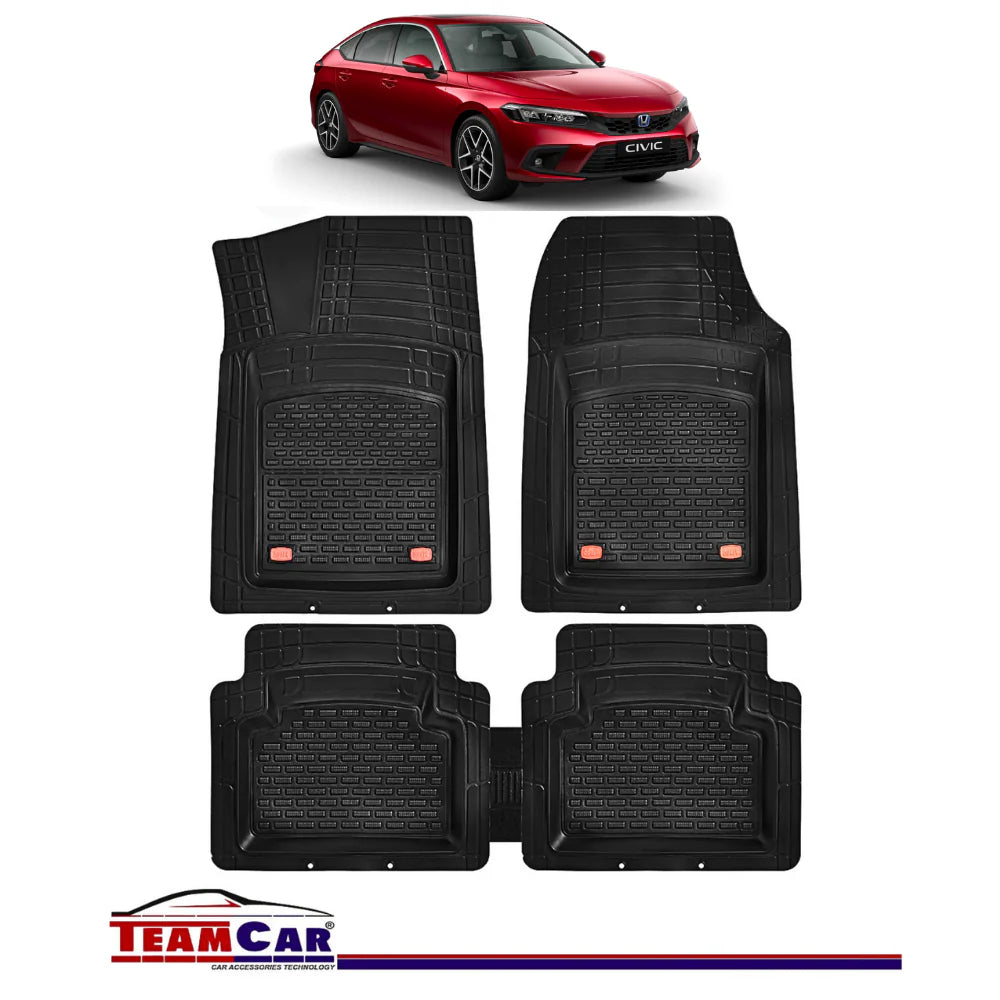 Covorașe Auto TeamCar® Tip Tăviță Compatibile Honda Civic 11 (2021–prezent) - Hatchback