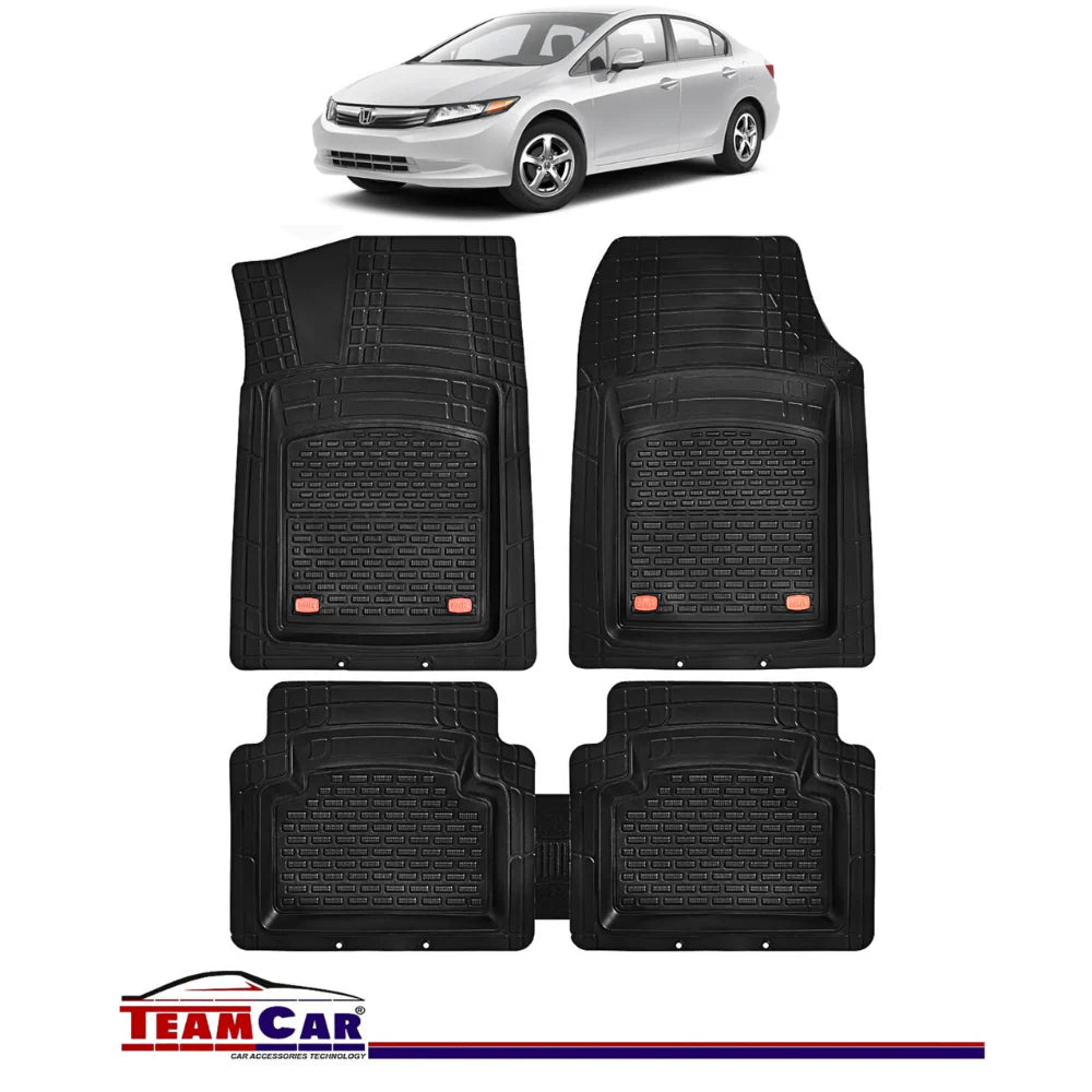 Covorașe Auto TeamCar® Tip Tăviță Compatibile Honda Civic 9 (2011–2016) - Sedan