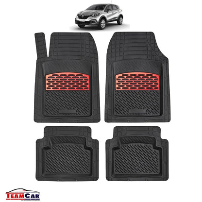 Covorase Auto TeamCar® Tip Tavita Compatibile Renault Captur (2013-2024) Red - 221.ro