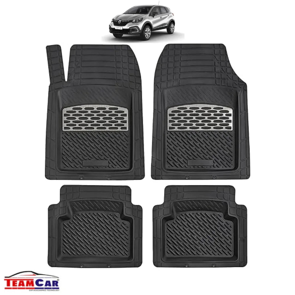 Covorase Auto TeamCar® Tip Tavita Compatibile Renault Captur (2013-2024) Silver - 221.ro