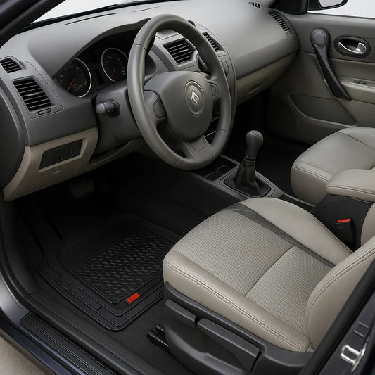 Covorase Auto TeamCar® Tip Tavita Compatibile Renault Megane II Hatchback Facelift (2006-2009) Negru - 221.ro