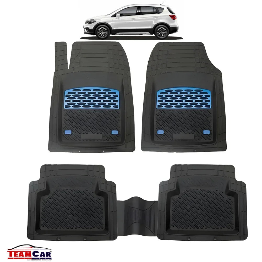 Covorase Auto TeamCar® Tip Tavita Compatibile Suzuki SX4 S-Cross (2013–2021) - Suv Blue - 221.ro