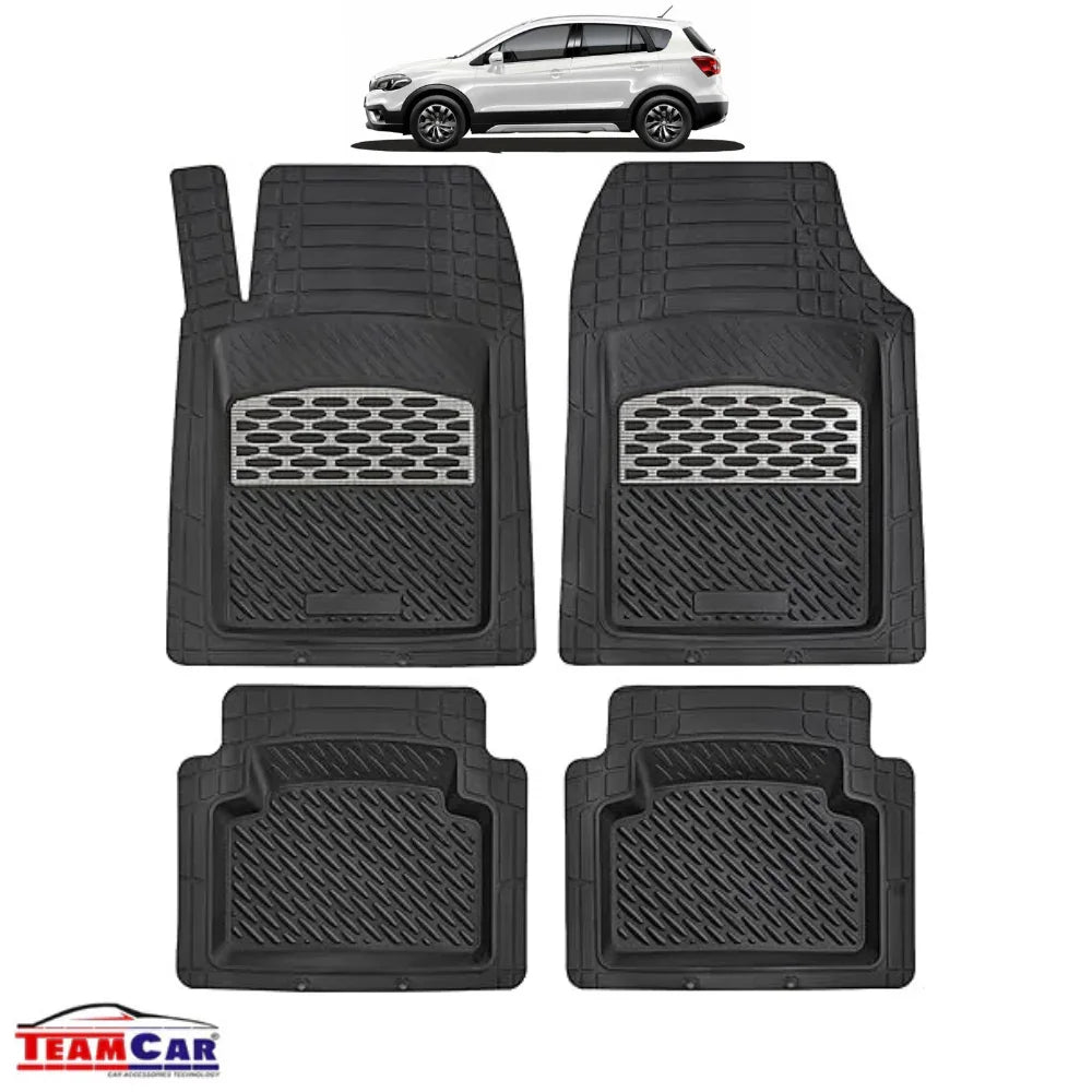 Covorase Auto TeamCar® Tip Tavita Compatibile Suzuki SX4 S-Cross (2013–2021) - Suv Silver - 221.ro