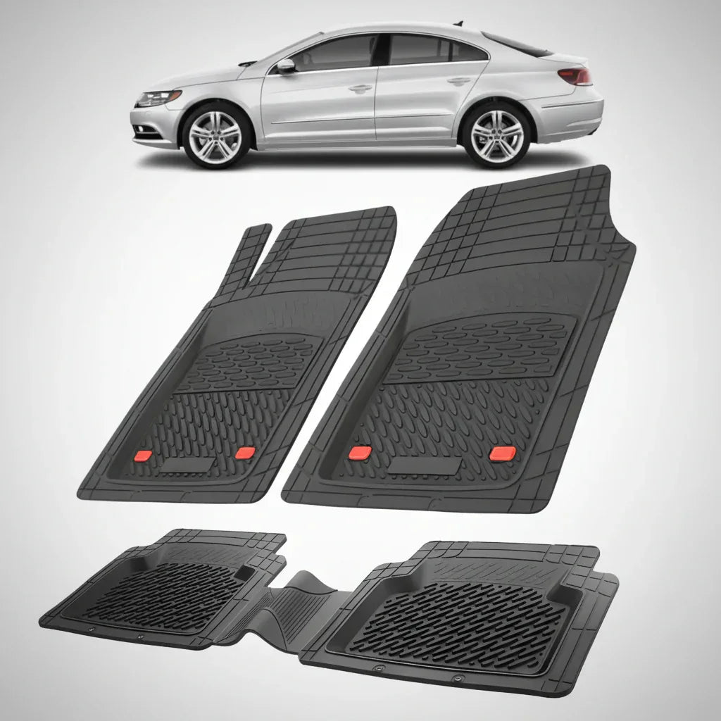 Covorase Tip Tavita Compatibile Volkswagen CC 2001-2016 , Negru