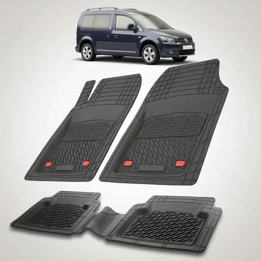 Covorase Tip Tavita Compatibile Volkswagen Caddy 2010-2015 , Negru