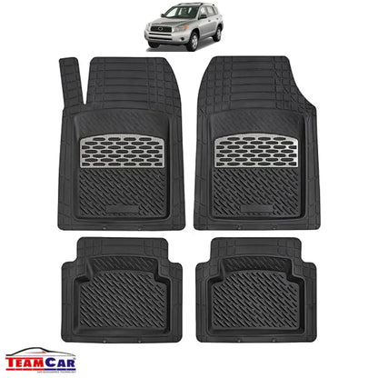 Covorase Auto TeamCar® Tip Tavita Compatibile Toyota RAV4 (2006–2012) Carbon - 221.ro