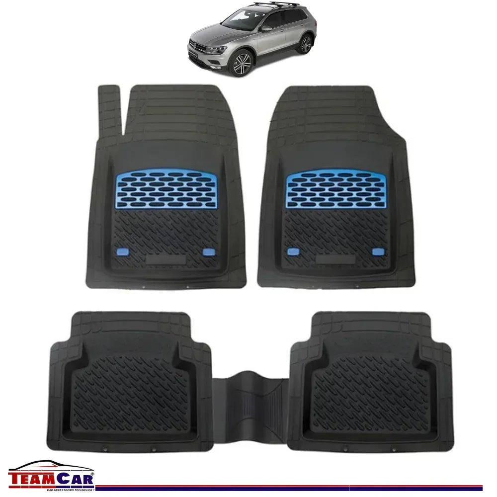 Covorase Auto TeamCar® Tavita Compatibile Volkswagen Tiguan BW2 (2016–2024) Blue - 221.ro